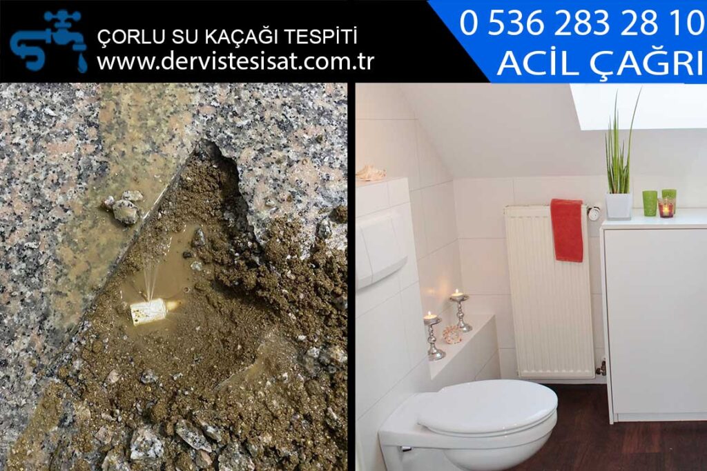 çorlu su kaçağı tespiti