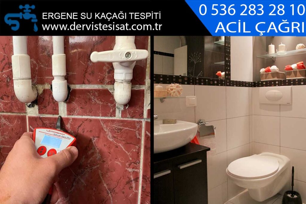 ergene su kaçağı tespiti