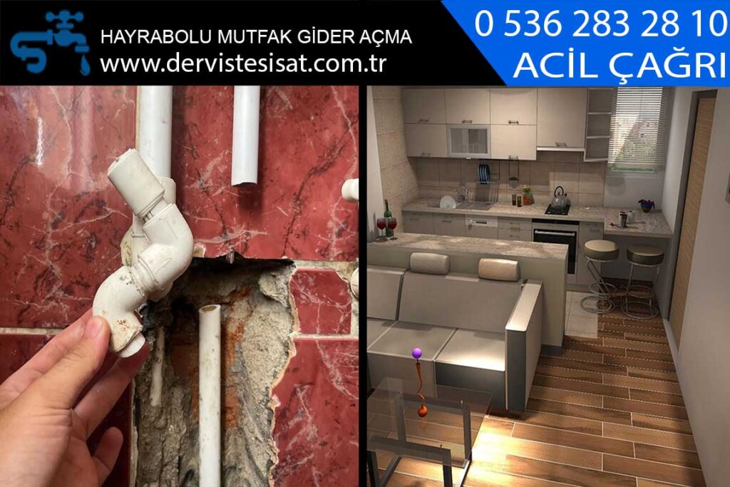 hayrabolu mutfak gider açma