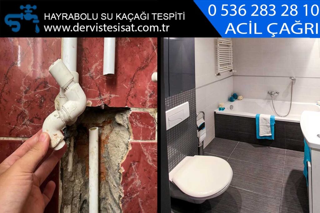 hayrabolu su kaçağı tespiti