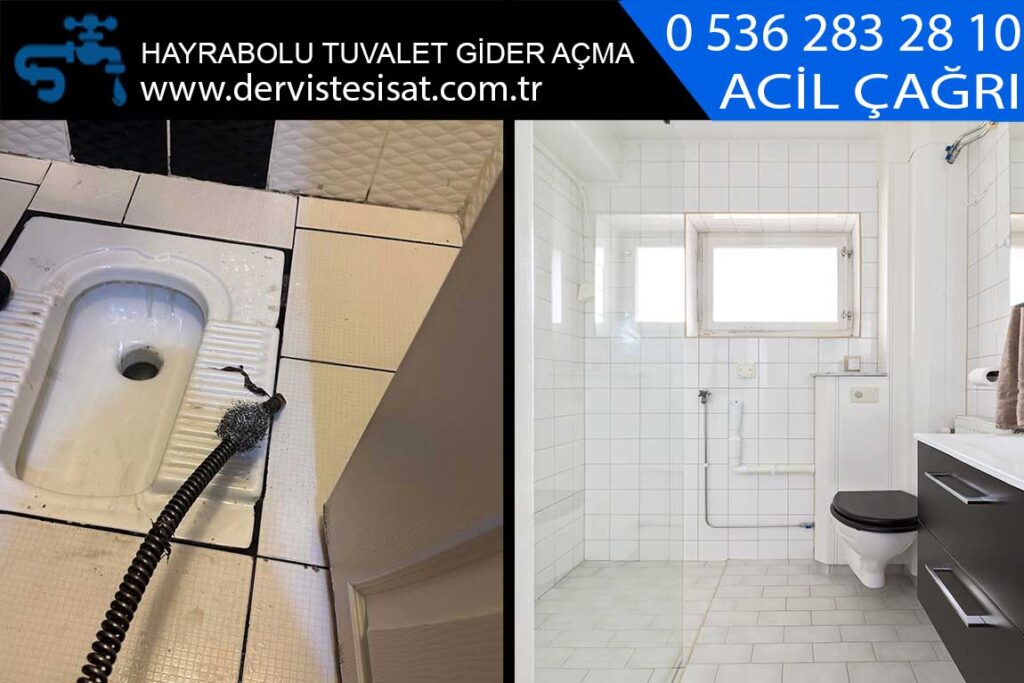 hayrabolu tuvalet gider açma