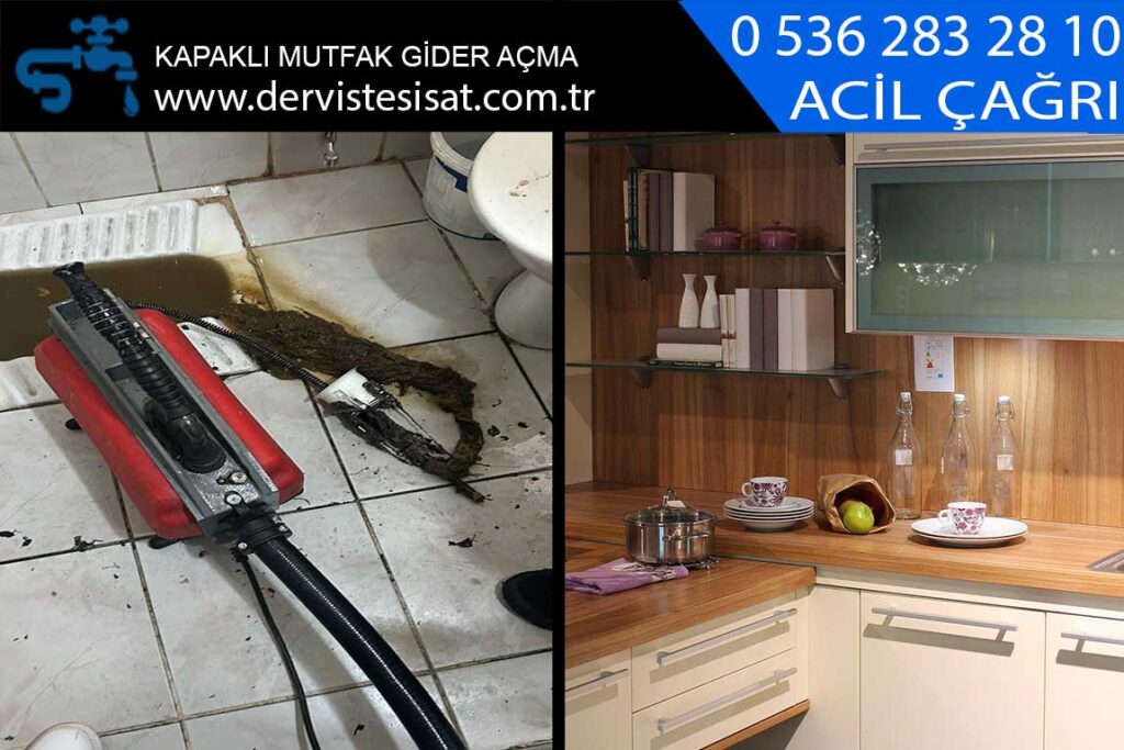 kapaklı mutfak gider açma