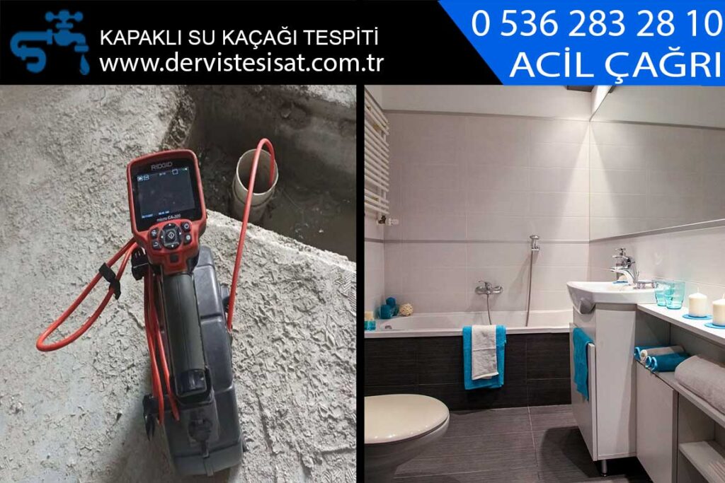 kapaklı su kaçağı tespiti