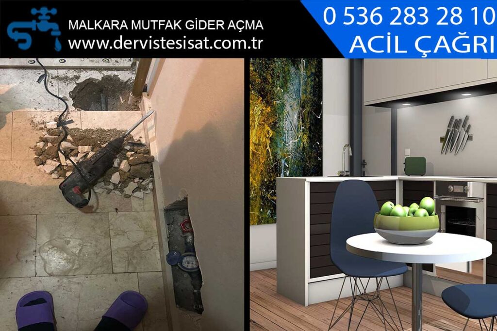 malkara mutfak gider açma