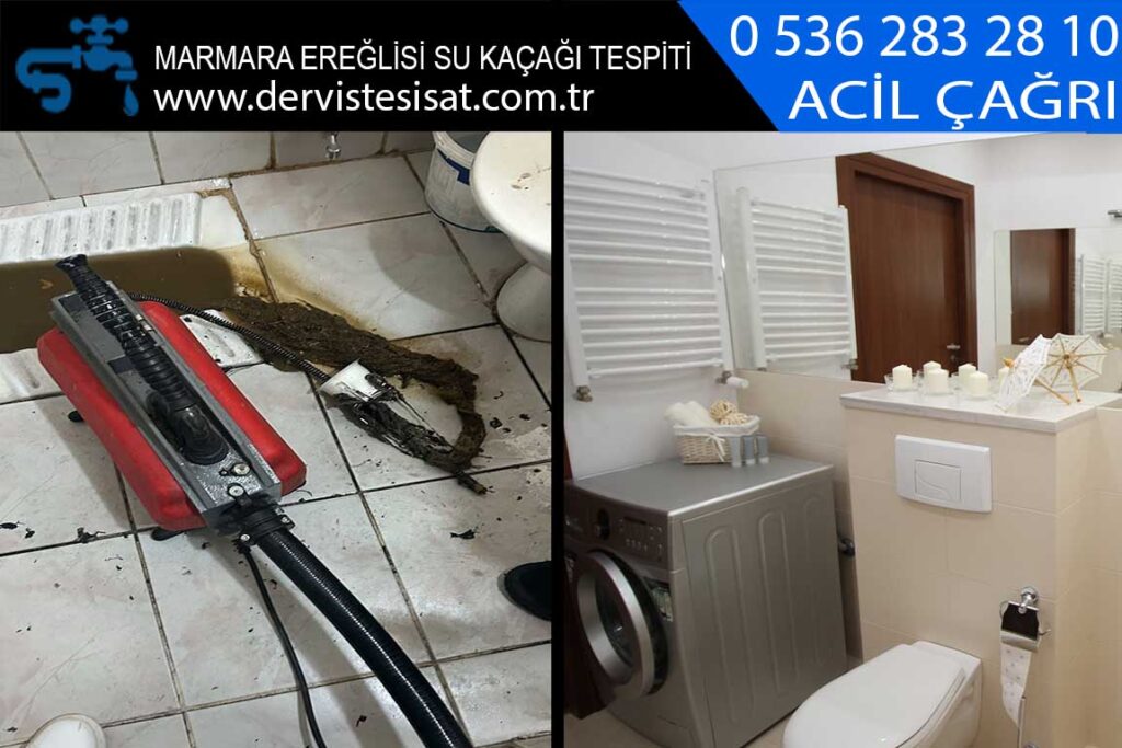 marmara ereğlisi su kaçağı tespiti