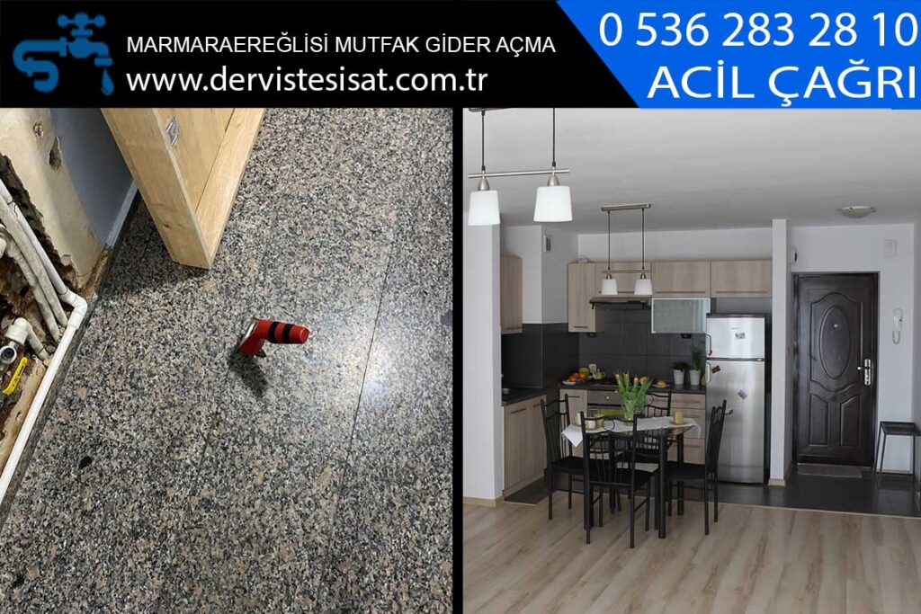 marmaraereğlisi mutfak gider açma
