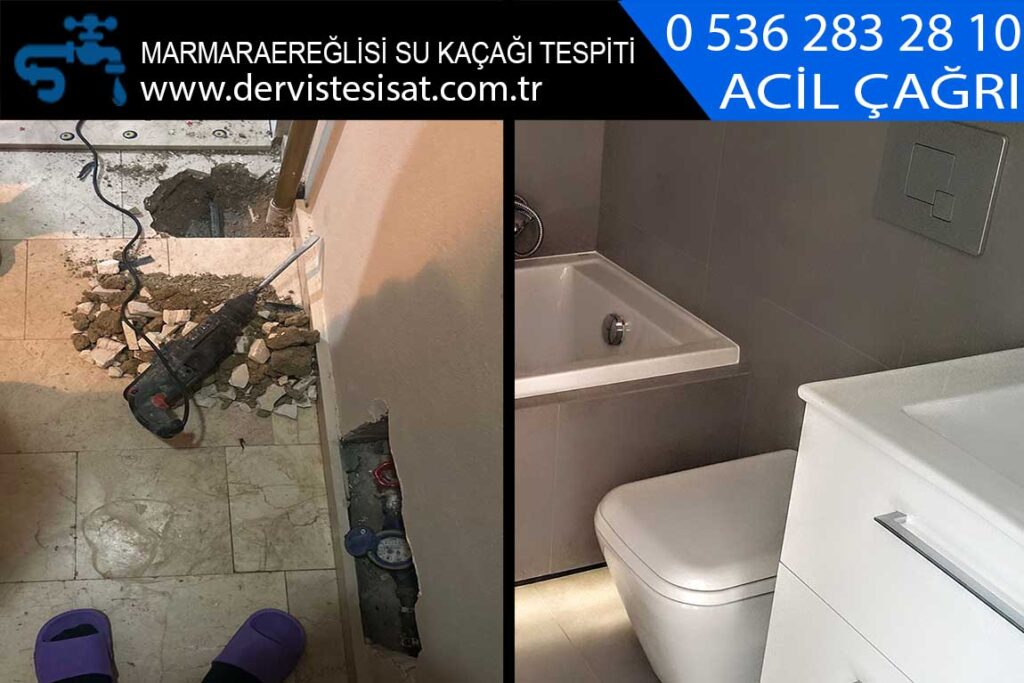 marmaraereğlisi su kaçağı tespiti