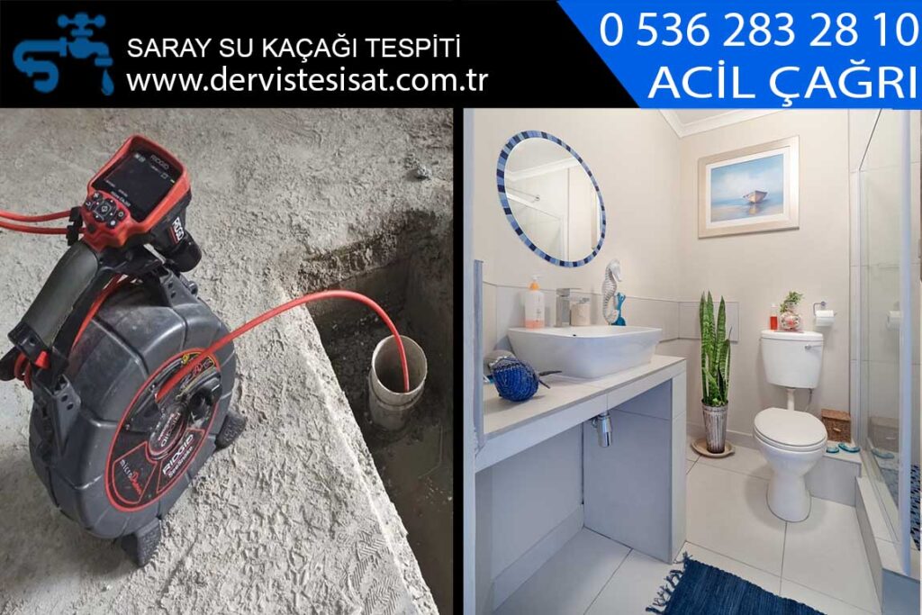saray su kaçağı tespiti