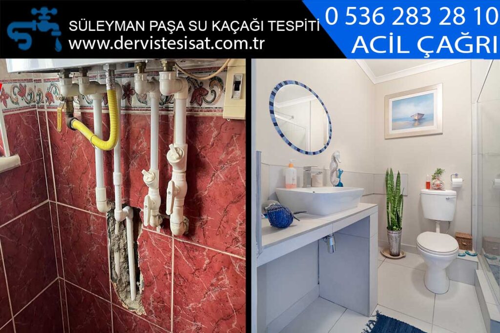 süleyman paşa su kaçağı tespiti