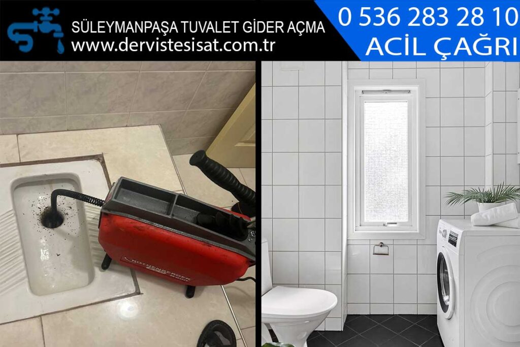 süleymanpaşa tuvalet gider açma