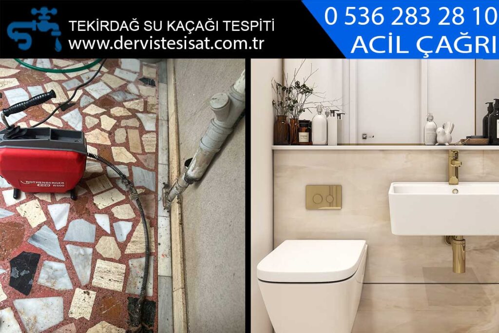 tekirdağ su kaçağı tespiti
