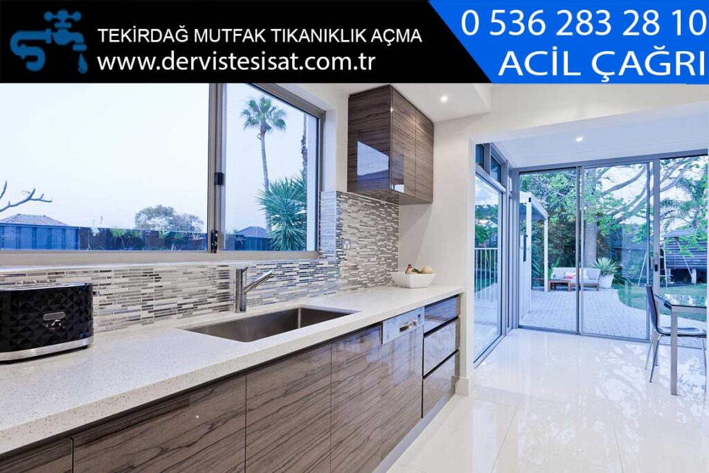 tekirdağ mutfak tıkanıklık açma